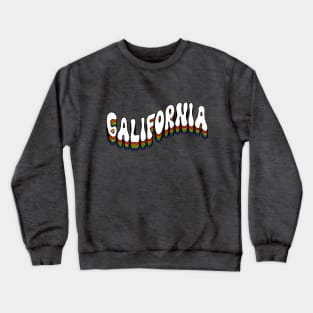 California Rainbow Crewneck Sweatshirt